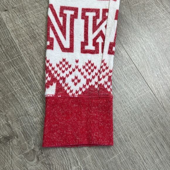 PINK VICTORIA’S SECRET Women’s Red White Logo Super Soft Pajama Pants - Picture 5 of 8